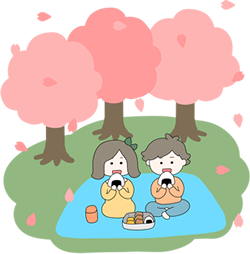 お花見