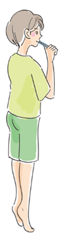 かかとの上げ下げ