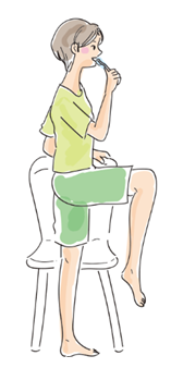 腿上げキープ