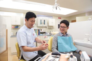 綾瀬の歯医者、新井歯科医院で、覚醒時ブラキシズムについての解説